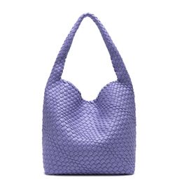Tasarımcı Totebag Mini Şeker El yapımı içi boş dokuma çanta büyük kapasiteli tote topuz anne çanta bir omuz altı torbası gelgit kapasite sanat eseri dokuma çanta