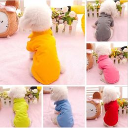 Dog Apparel Breathable T-Shirt Pet Clothes Costumes Summer Puppy Coat Cat Jacket Casual Cute Suit Comfortable Shirt 5 Colours