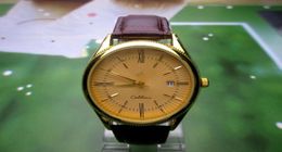 sell like cakes Business leisure male table highend comfortable and generous leather strap quartz watches calendar waterpr4997556