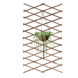 Supports Climbing Plant Trellis Expandable Wooden Garden Trellis Fence Panel For Climbing Plants Vine Ivy Rose Cucumbers Clematis Outdoor