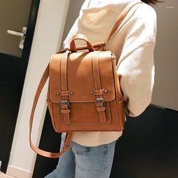 Backpack Backpacks For Women PU Leather Waterproof Shoulder Bags Girls Travel Outdoor Ladies Crossbody Schoolbag