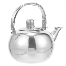 Dinnerware Sets Stainless Steel Teapot Metal Kettle Stove Top Stovetop Pots Pitcher Portable Home