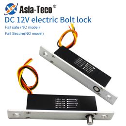 Lock Upgrade Your Security System Electric Bolt Door Lock DC 12V Fail Safe Lock Locker with Timer Delay Door Contact Feedback Signal