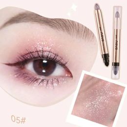 Sdattor Single Lying Silkworm Eye Shadow Pen Pearlescent Natural Long-lasting Color Smooth Con Eye Shadow Stick Makeup Co 240408