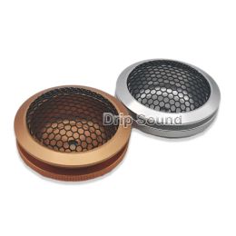 Accessories For 1.5" inch Aluminium Car Tweeter Speaker Grill Conversion Net Cover Car Audio Decorative Circle Full Metal Mesh Grille 64mm