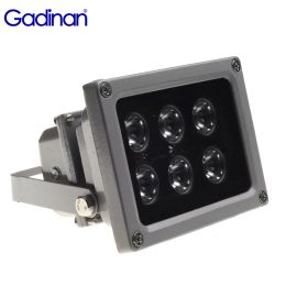 Accessories Gadinan CCTV LEDS IR illuminator Outdoor Waterproof Night Vision infrared lamp 6pcs Array Led IR CCTV Fill Light for CCTV Camera