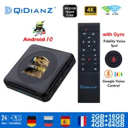 Box Smart TV Box Android 10 RK3318 Quad Core 2.4G 5G Wifi 3D 4k Media Player Android TV Box Set Top Box 2022