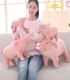 Plush Toys Pig 25cm 40 60 Cm Pink Light Cute Mini Soft Stuffed Animals Plush Toy For Children Year Of The Pig Sofa Pillow Home54027731142