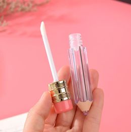 Refillable Bottles 5ml Empty Lip Gloss Tube Container Clear Lip Balm Tubes Pencil Shape Lipstick Fashion Lipgloss Bottles DHL4932829