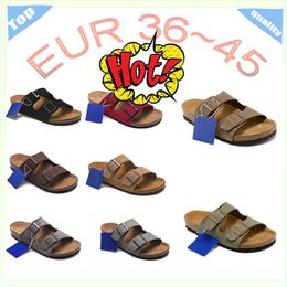 Summer Cork slippers Mens Womens flats sandals casual shoes Beach slippers Flip Flops Luxury Designer Slippers Slides