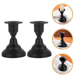 Candle Holders Iron Holder Simple Candlestick Decorative Stand Metal Table Creative Candleholder Party Base Taper