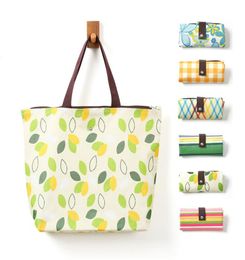 Portable Foldable Oxford Cloth Shopping Bag Waterproof EcoFriendly Storage Bags Pouch Reusable Lightweight Shoulder Tote Bags Han7093877