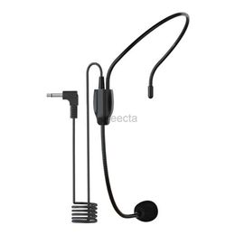 Microphones 3.5mm Wired Microphone Head-Mounted Headset Flexible Lightweight Portable Mini Mic For Lecture Teaching Meeting Speech 240408