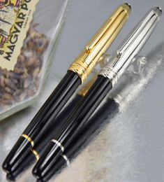 PURE PEARL Msk163 Classic FountainRollerballBallpoint Pen quality Black resin barrel Drawing cover Luxury Stationery with Seria6114789