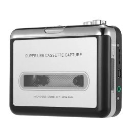 Player Portable Cassette Player Portable Tape Player Captures Cassette Recorder via USB Compatible with laptops and PC convert tape cas