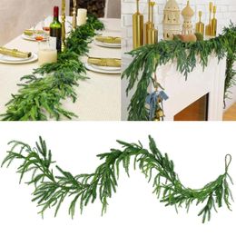 Decorative Flowers Artificial Faux Greenery Garlands For Mantle Indoor Home Decor Xmas Holiday Seasonal Autumn Table Centrepieces