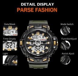 2020 SMAEL LED Bracelet Digital Waches SMAEL Brand Luxury Clock Men Military Watches Alarm relogio montre1532B Men Watches Sport W6558344