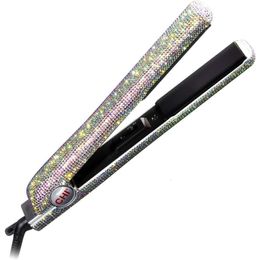 Chi The Sparkler 1 Lava Ceramic Hairstyling Iron Special Edition Straightener Silver-滑らかで光沢のある髪のためのプロのスタイリングツール