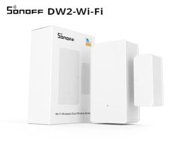 SONOFF DW2 WiFi Wireless Door Window Sensor Detector WiFi App Notification Alerts Smart Home Security Works with eWeLink2460544