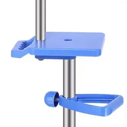 Hooks IV Pole Stand Adjustable Bag Holder Stainless Steel With Wheels For Service Centers Nursing Homes Beds