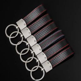 SLine Keychain Emblem Badge Sticker Black Red Line Leather for 3 A4 A5 A6 A8 TT RS Q5 Q7 S Keyring Keyfob8597694