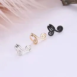 Backs Earrings Alloy Non Piercing Fashion Jewelry Ins Style Women Earring Ear Clip Acupressure Slimming Korean