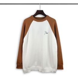 Mens Designer Sweaters Retro Classic Fashion Cardigan Sweatshirts Men Sweater Letter Embroidery Round Neck Comfortable JumperA20