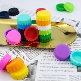 6Pcs/Set Silicone Beer Bottle Cap Preservative Cover Bottle Cover Vinegar Soy Corktail Lid Wine Stopper Eco Friendly Products