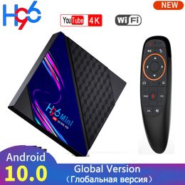 Box Android 10.0 TV BOX 2GB RAM 16GB Quad Core Smart TV Box H96 Mini 1080p 4K Wifi Google Play Youtube Media Player Set top Box TV