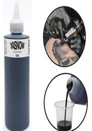 Black Colour 8oz Professional Tattoo Pigment Ink Permanent Tattoo Painting Supply for Body Beauty Tattoo Art Professional6504991
