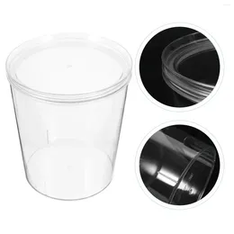 Storage Bottles Transparent Rice Bucket Container Containers Food For Kitchen Air Tight The Pet