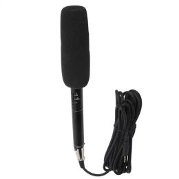 Microphones 28cm Professional High Sensitivity Interview Microphone Unidirectional Consender Mic DSLR Camera Outdoor Recording Microphone