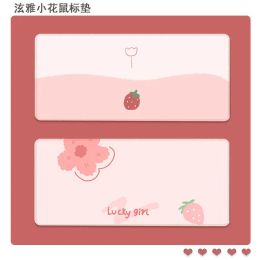 Rests Kawaii Desk Mats Cute Flowers Mouse Pad Large Gaming Writing Deskpad Gamer Waterproof for Office Computer Keyboard Pad