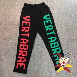 Men's Pants Vertabrae Letters Sweatpants Men Women Top Quality Red Green Printing Jogger Drawstring Pants J240402