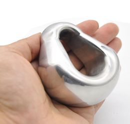 Penis Pendant Phallus Ring Stainless Steel Heavy Scrotum Pendant Weight Pendant Cock Rings Sex Toys for Men B221471727070