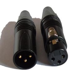 Hight quality copy 10PCSLOT NC3FXXB NC3MXXB Neutrik Male Female 3 Pin XLR Connector with 5 PCS NC3MXX 5 PCS NC3FXX9309955