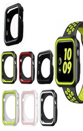Soft cover For Apple Watch case 40mm 42mm 38mm protective silicone protector shell Accessories iwatch serie 6 5 4 3 SE 44mm6152373