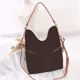 Luxurys designer Bag 41544 Men Women Genuine Leather melie Handbags Lady Classic Large Capacity Purses Tote Bag wallet C210 free shipping messenge bags