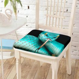 Pillow Snake Wild Animal Printing Chair Memory Foam Backrest S Removable Coat Chairs Pad For Indoor Dining Room Decor