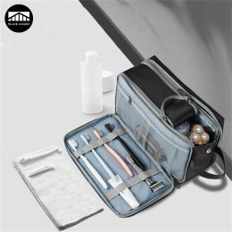 Brushes Large Capacity Toiletries Bag for Convenient Travel Multilayer Full Open Makeup Organiser Handheld Cosmetic Storage Bag