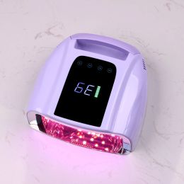 Kits 96w Cordless Uv Led Nail Lamp Light Manicure Rechargeable Battery Nail Dryer for Curing Gel Wireless Nails Accesorios