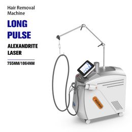 2 Wavelengths Nd Yag Laser Hair Removal Laser Machine Painless Hair Reduction Equipment 755nm 1064nm Video Manual