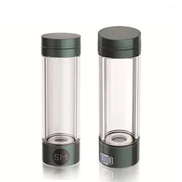 Water Bottles Electrolyzed Bottle Transparent Portable Rechargeable Hydrogen For Home Office Travel 1600ppb