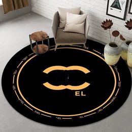 Fashion Brand Quick-Drying Diatom Ooze Floor Mats Household Bedroom Non-Slip round Floor Mat High-Grade Light Luxury Quatily Absorbent Coffee Table Cushion