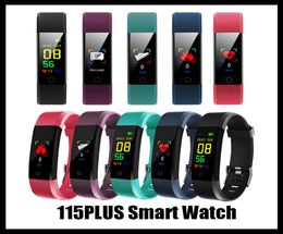 115plus Smart Watch Men Women Blood Pressure Round Smart wristband Waterproof Sport Smart Watch Fitness Tracker For Phone Android 3877980