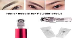 New arrving roller pin needles for fog shading very easy coloring microblading needles for eyebrow makeup permanent makeup needles5276133