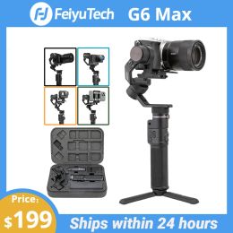 Gimbal FeiyuTech Official G6 Max 3Axis Handheld Gimbal Stabiliser for Mirrorless Pocket Action Camera Sony ZV1 Canon GoPro 8