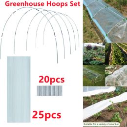 Supports 25pcs/set Garden Plant Hoop Seedling Arch Shed Bracket Greenhouse Hoops Glass Durable Frost Protection for For Vegetable Garden