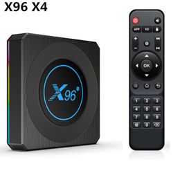 X96 X4 Android 11 Smart TV Box Wifi Media Player Set top box
