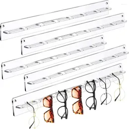 Sunglasses Frames Acrylic Eyewear Display Rack Durable Wall Mounted 7 Holes Glasses Storage Transparent Stand Shops